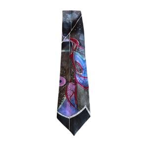 Screenplay by Martin Wong Silk Tie | Made in USA | Vintage Y2K
